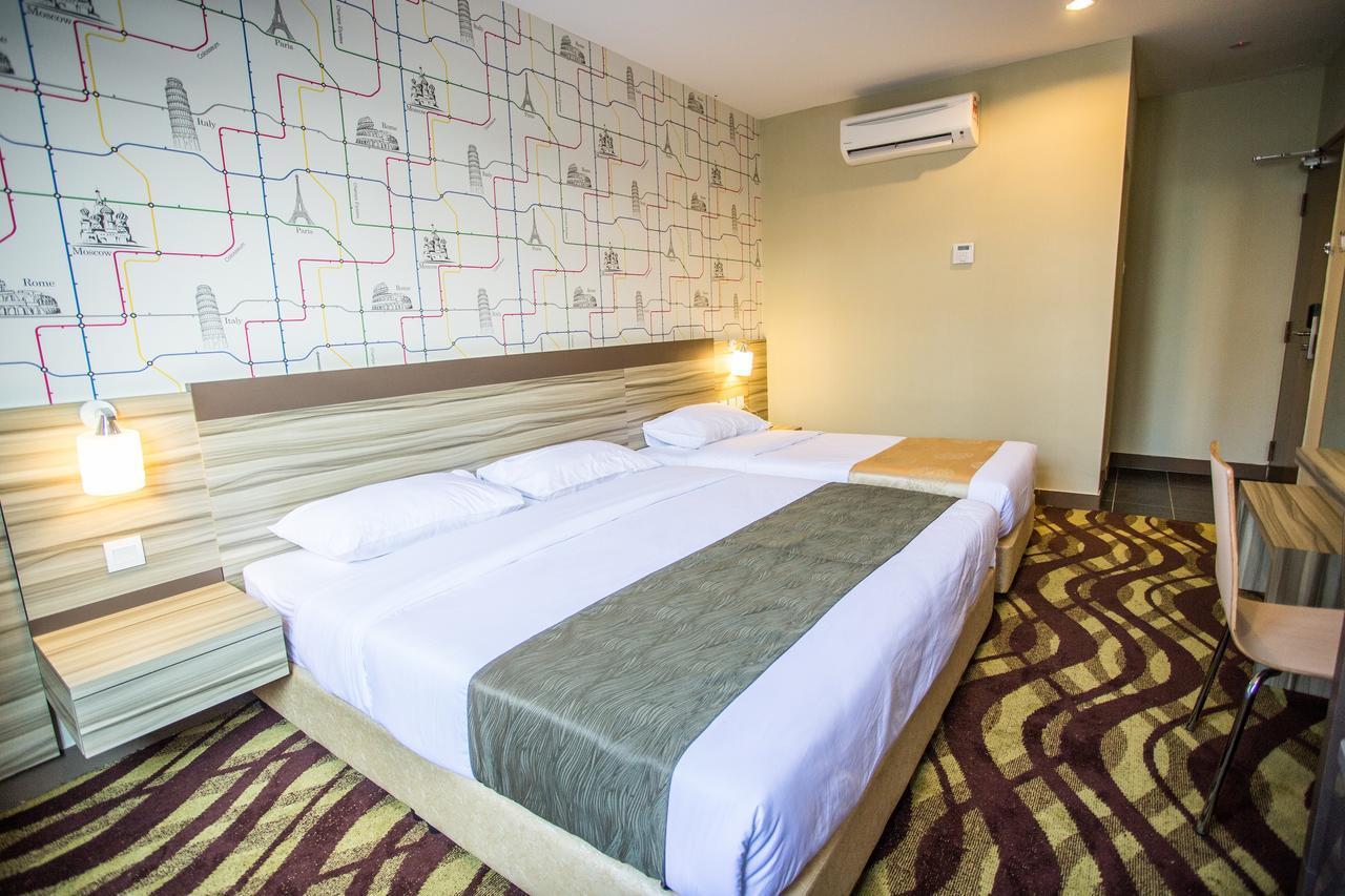 Hotel Zamburger Victory City Johor Bahru Zimmer foto